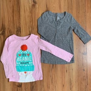 bundle of 2 long sleeves